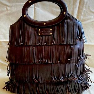 Kate Spade Leather Fringe Handbag